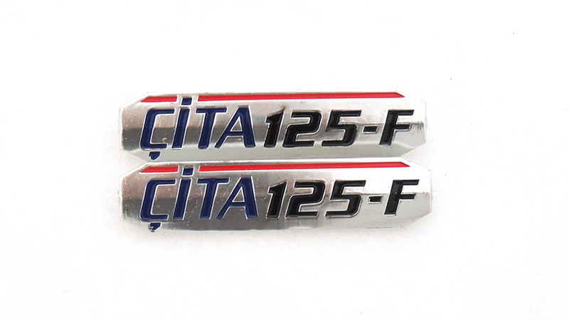 YAN KAPAK YAZISI METALİK TAKIM ( ÇİTA125-F )